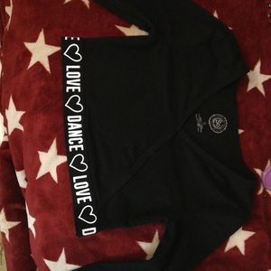 Long sleeve crop top